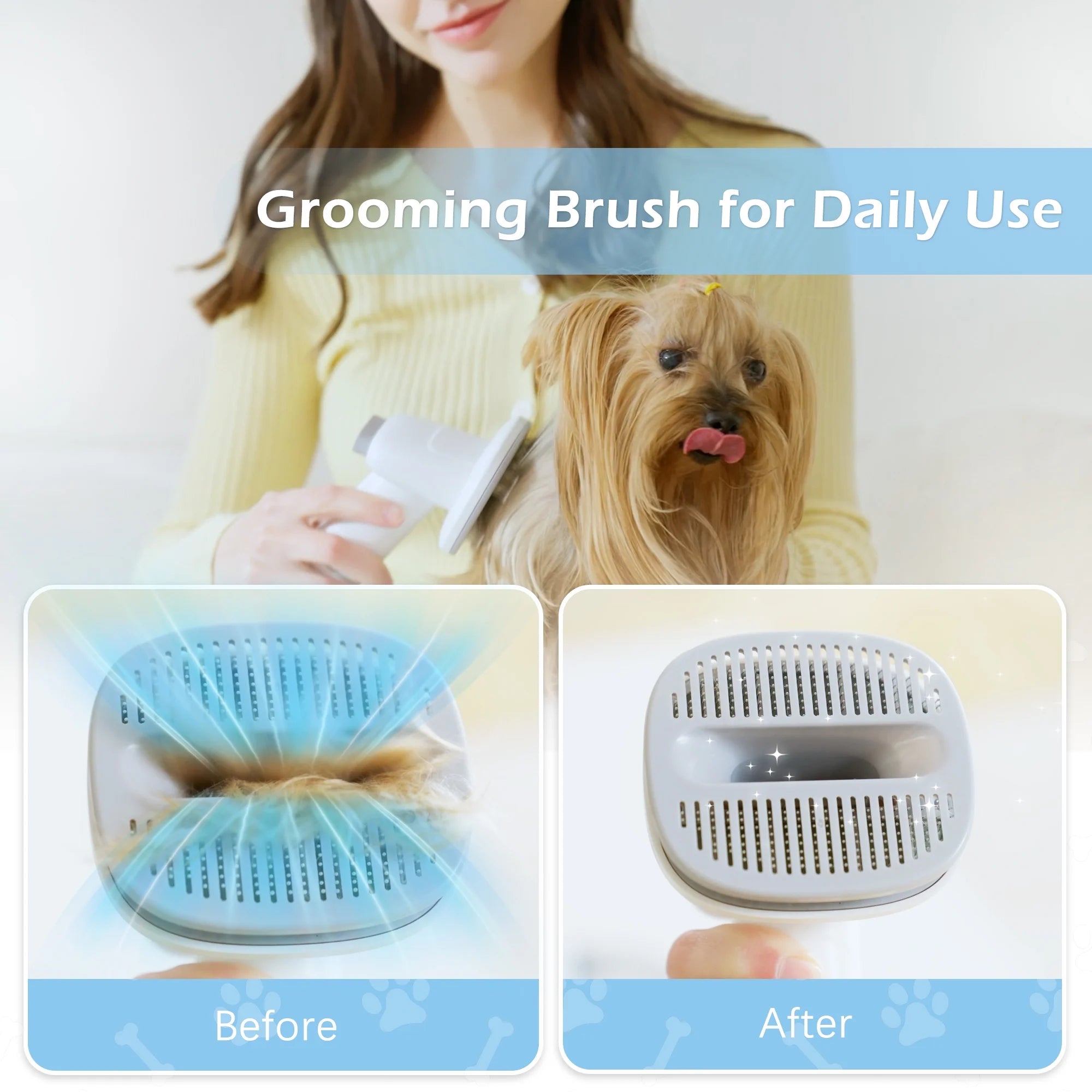 4-In-1 Dog Grooming Kit with Low Noise Clippers and Supplies, 9-Pack